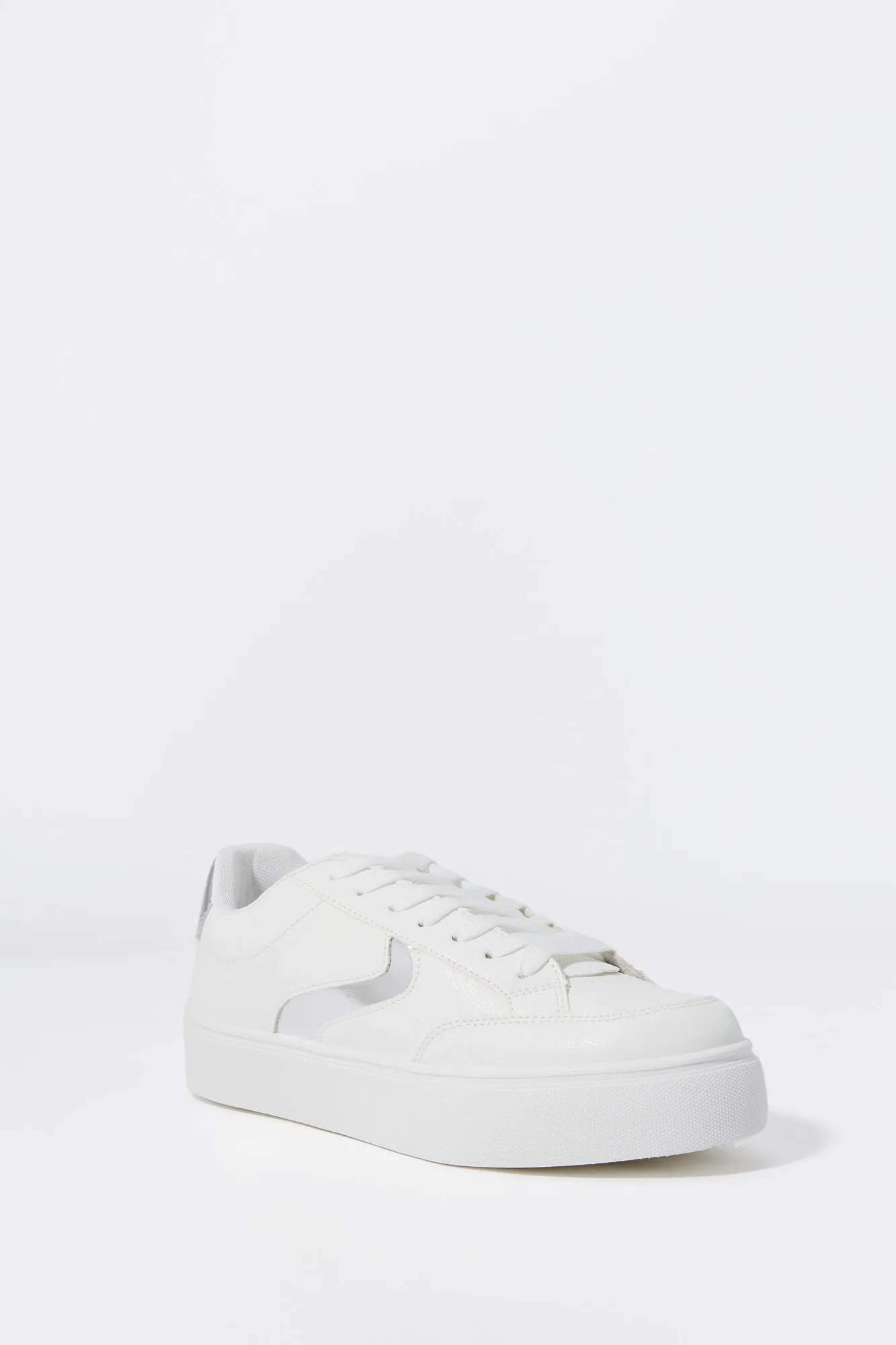 Metallic Lace Up Platform Sneaker sold by Charlotte Russe product image thumbnail 3