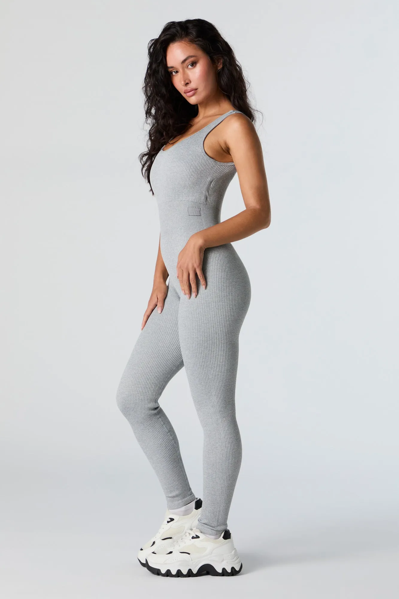 Sommer Ray Active Seamless Ribbed Jumpsuit sold by Charlotte Russe product image thumbnail 2