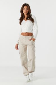 Low Rise Cargo Parachute Pant sold by Charlotte Russe