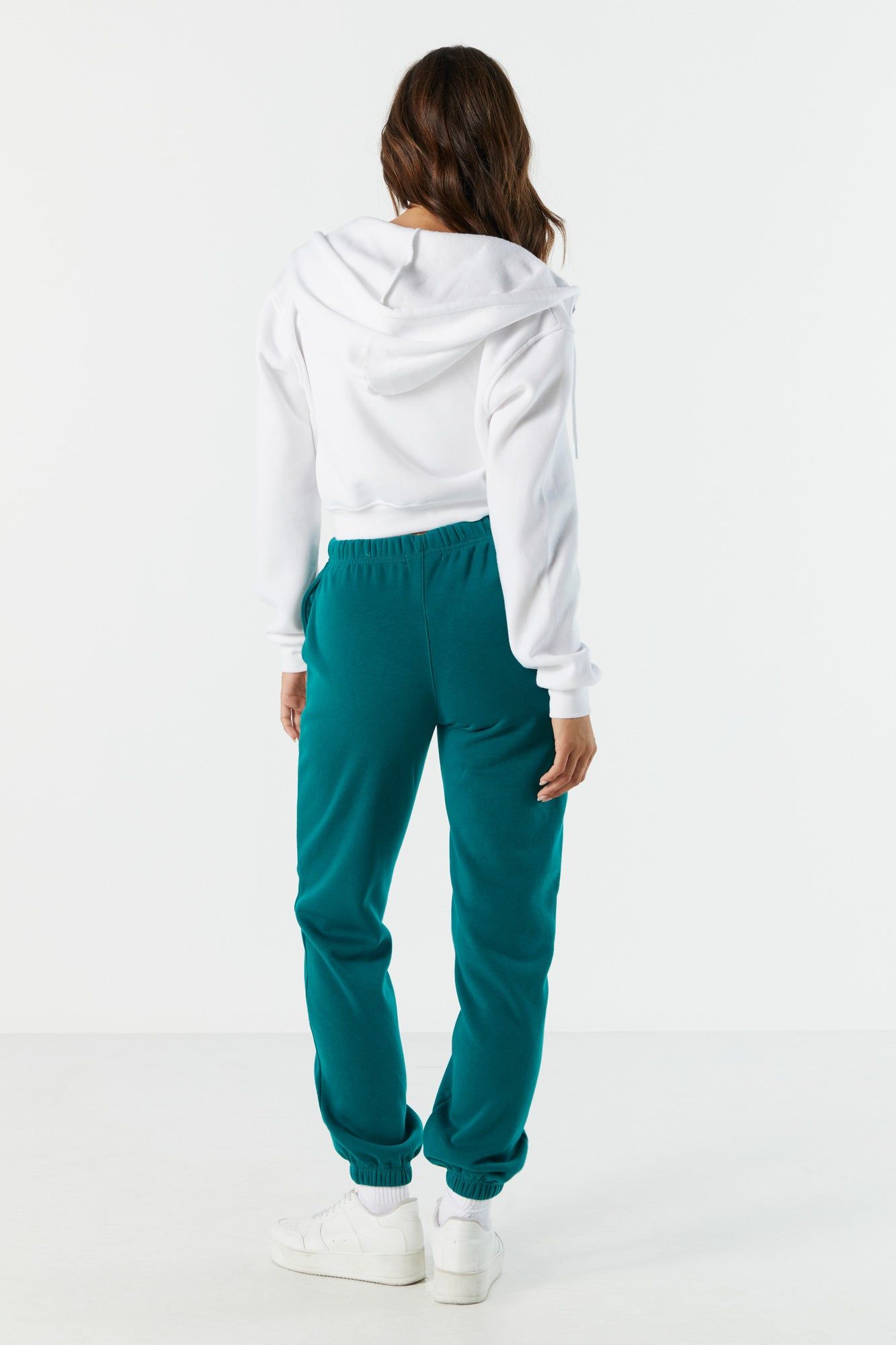 New York Embroidered Fleece Jogger sold by Charlotte Russe product image thumbnail 3