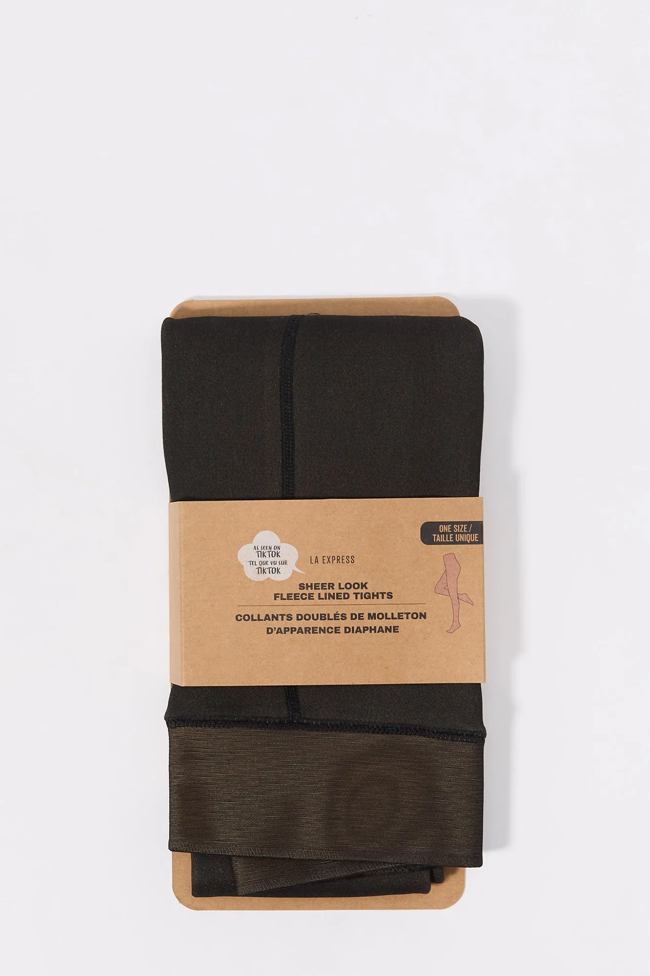 Sheer Look Fleece Lined Tights sold by Charlotte Russe product image thumbnail 3