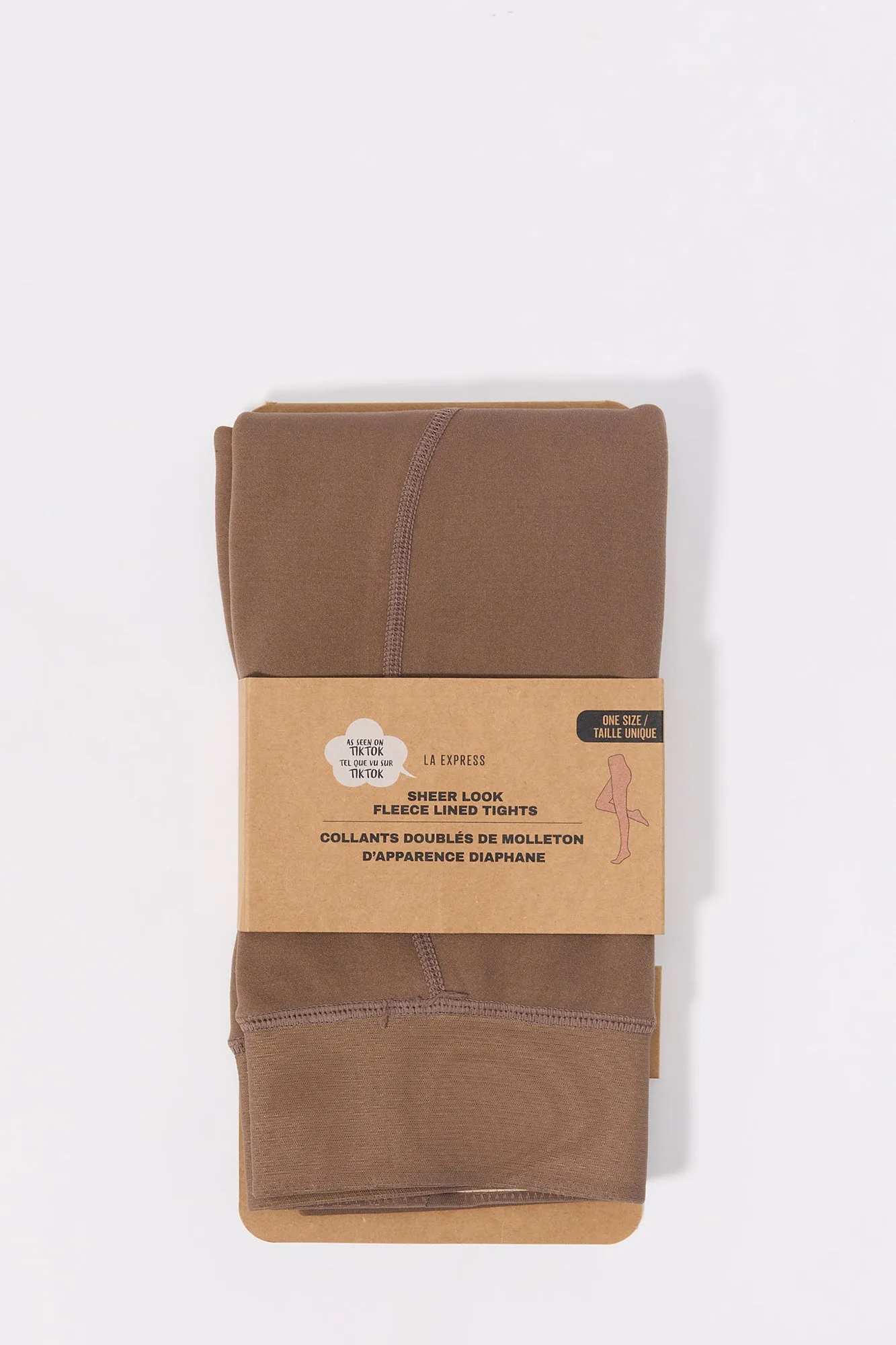 Sheer Look Fleece Lined Tights sold by Charlotte Russe