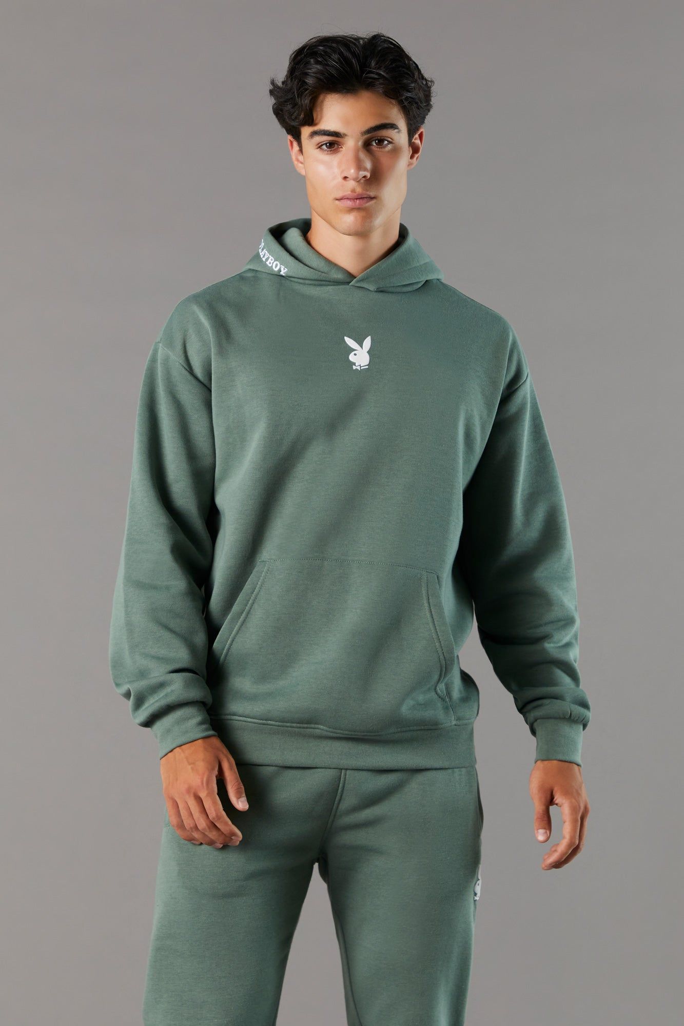 Playboy Bunny Graphic Fleece Hoodie sold by Charlotte Russe