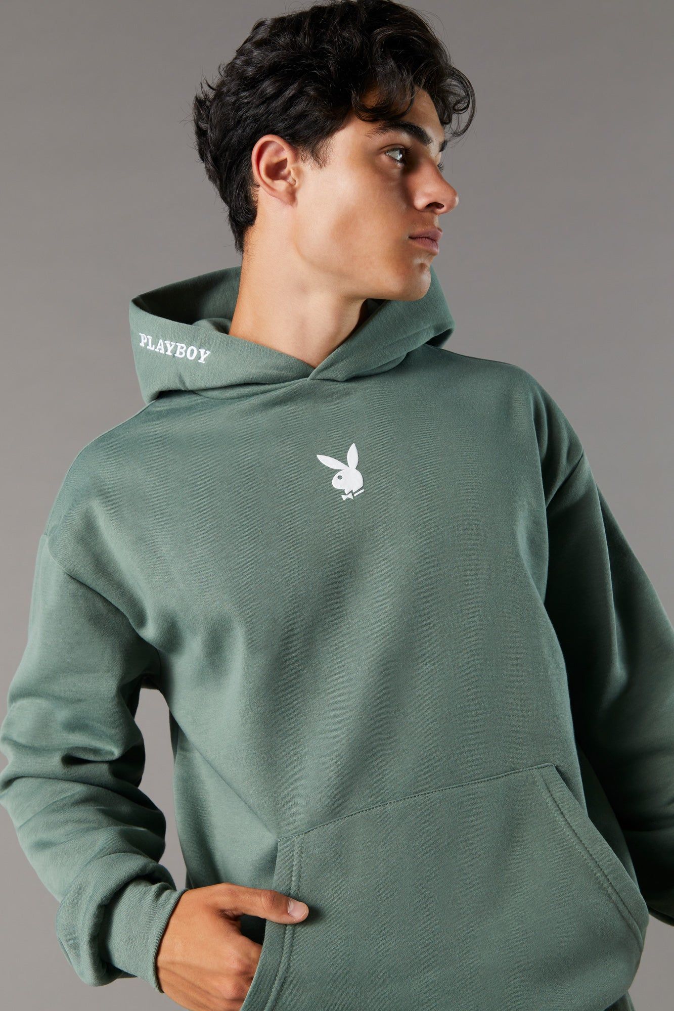 Playboy Bunny Graphic Fleece Hoodie sold by Charlotte Russe product image thumbnail 4
