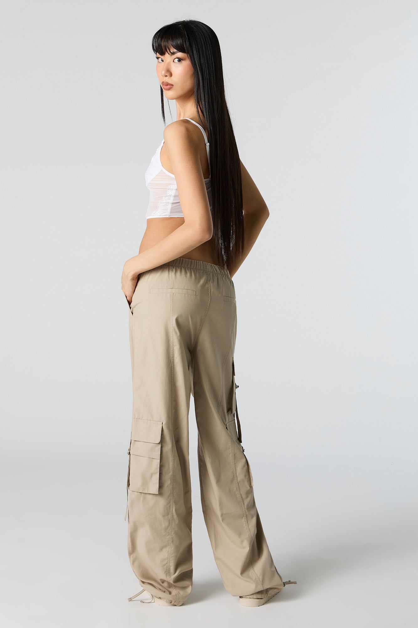 Colored Utility Cargo Jogger sold by Charlotte Russe product image thumbnail 3