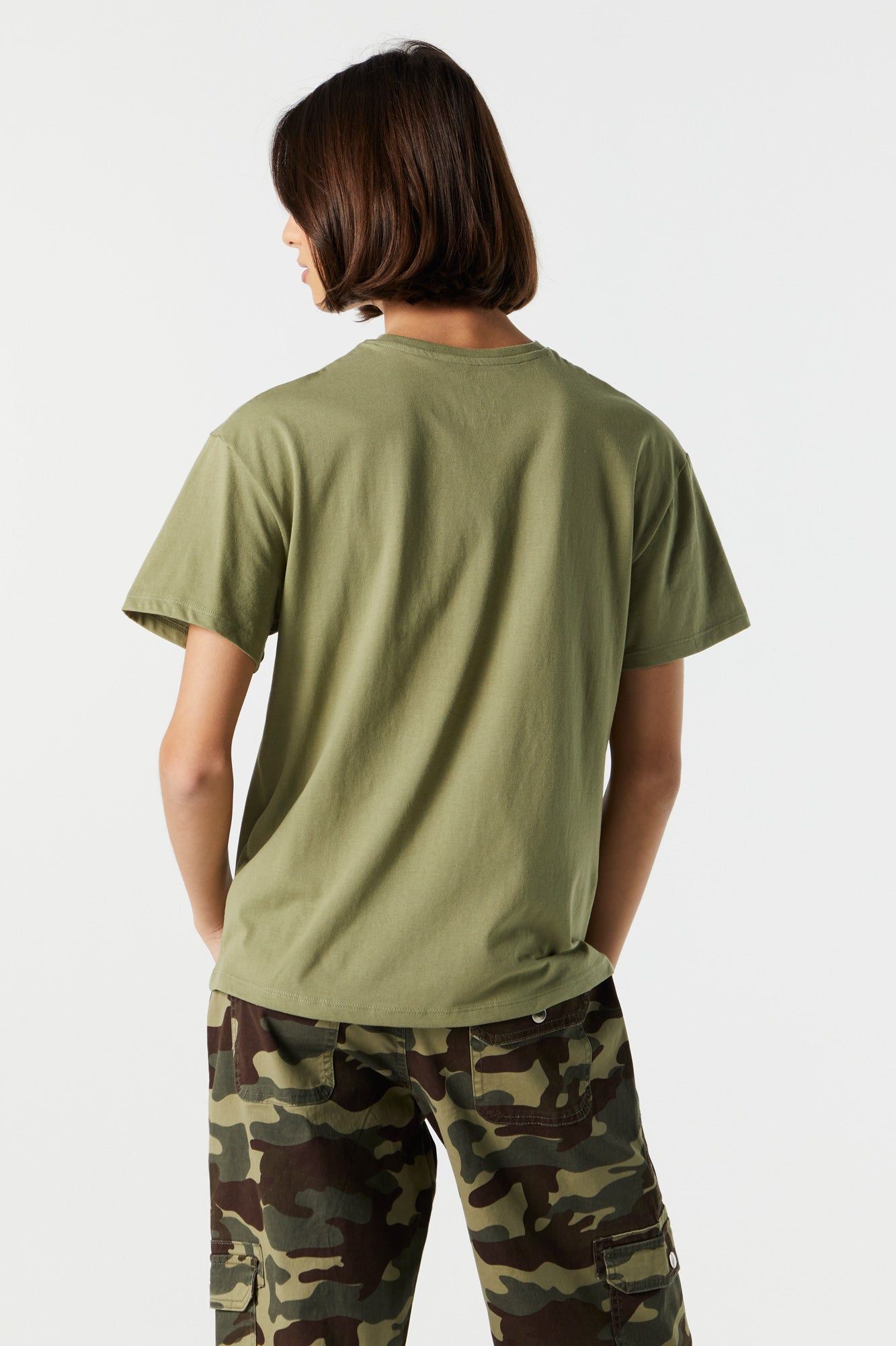 Snoopy Graphic Boyfriend T-Shirt sold by Charlotte Russe product image thumbnail 2