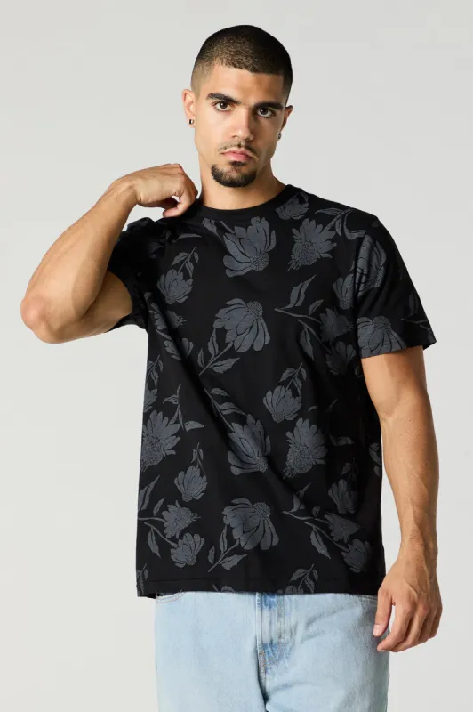 Floral Print T-Shirt sold by Charlotte Russe