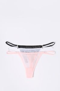 Mesh Thong Panty (3 Pack) sold by Charlotte Russe