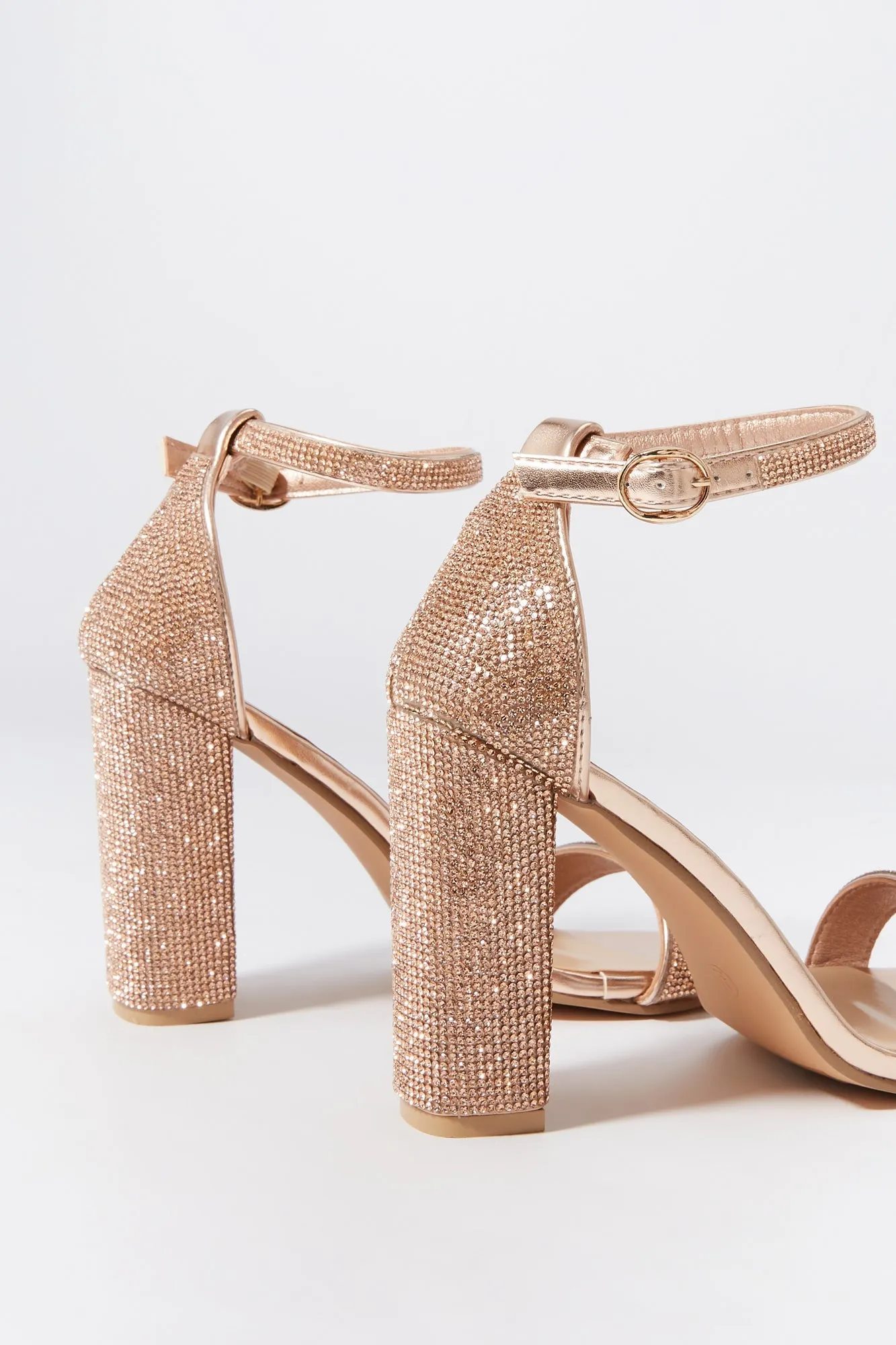 Rose Rhinestone High Heel sold by Charlotte Russe product image thumbnail 4