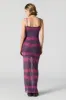 Printed Mesh Sleeveless Maxi Dress sold by Charlotte Russe