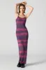 Printed Mesh Sleeveless Maxi Dress sold by Charlotte Russe