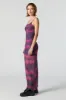 Printed Mesh Sleeveless Maxi Dress sold by Charlotte Russe