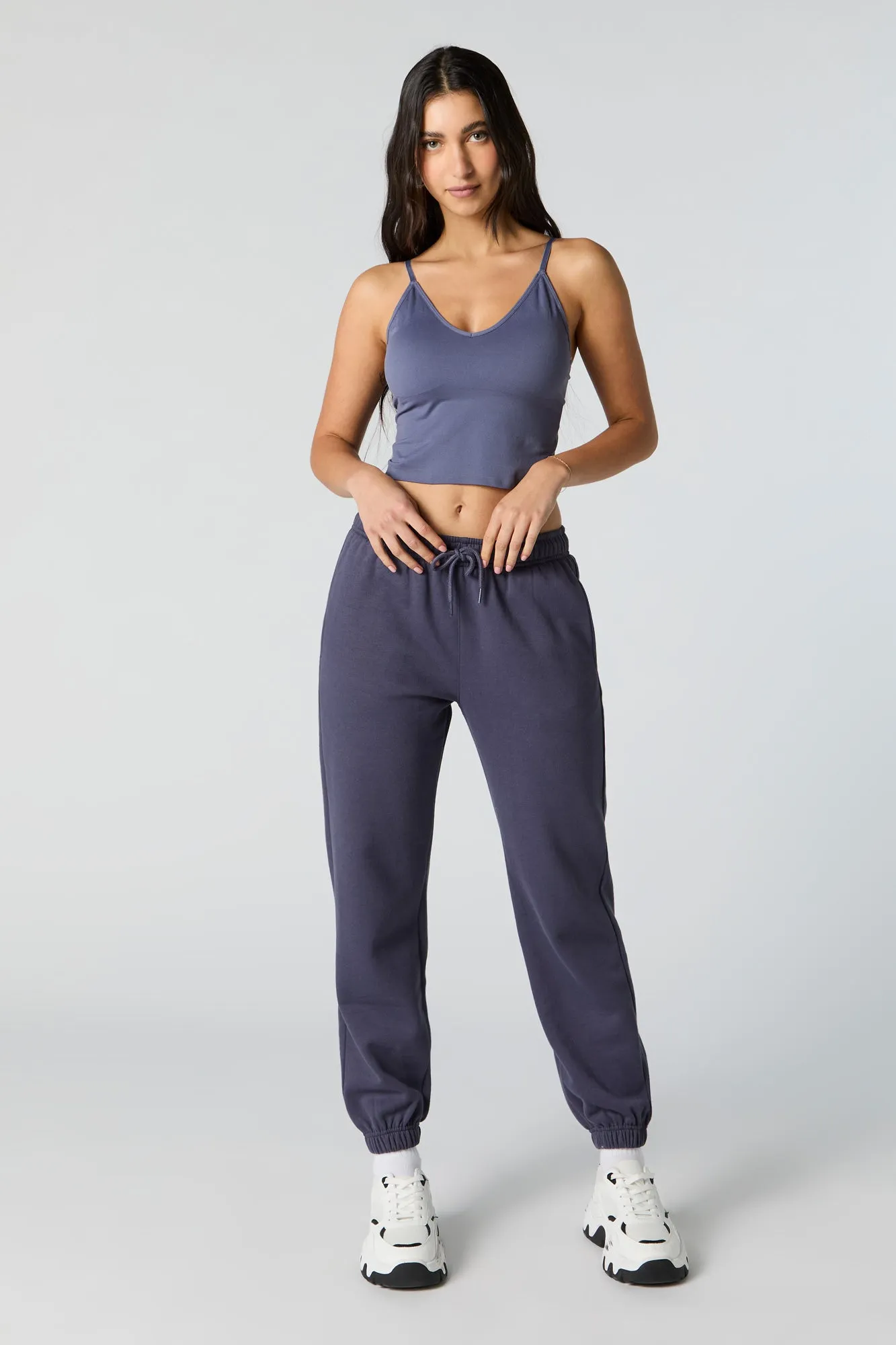Seamless V-Neck Cami with Built-In Bra Cups sold by Charlotte Russe product image thumbnail 3
