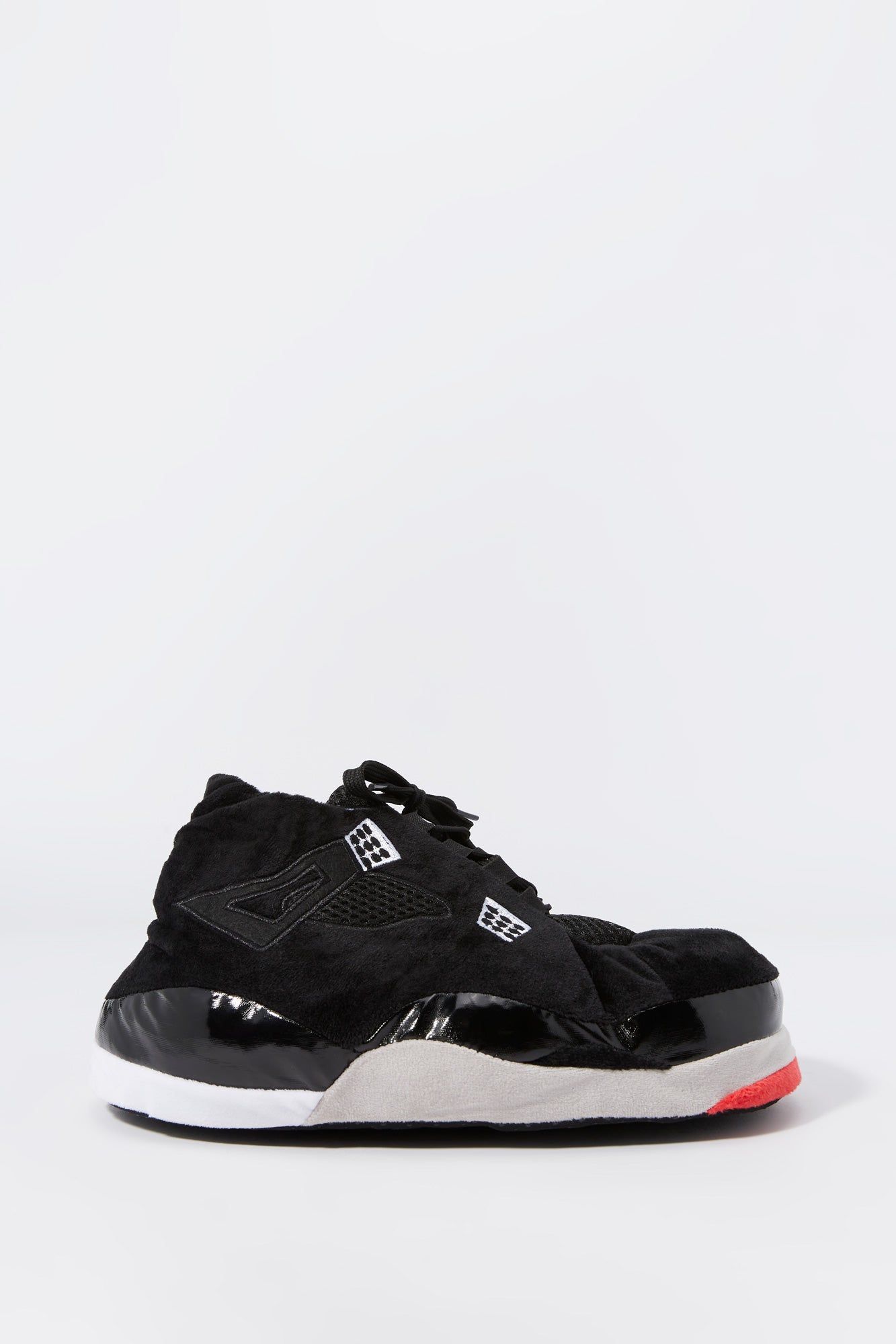 Mesh Plush Colourblock Sneaker Slipper sold by Charlotte Russe