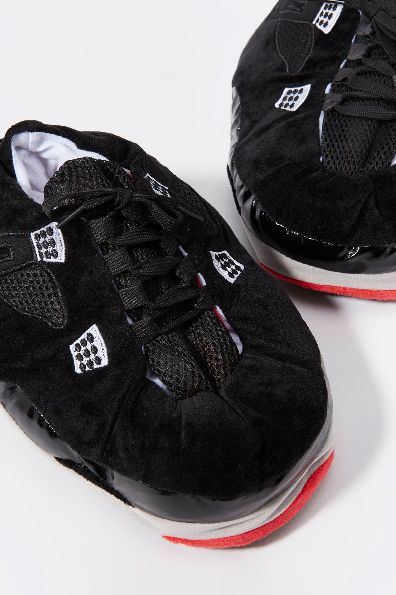 Mesh Plush Colourblock Sneaker Slipper sold by Charlotte Russe product image thumbnail 4