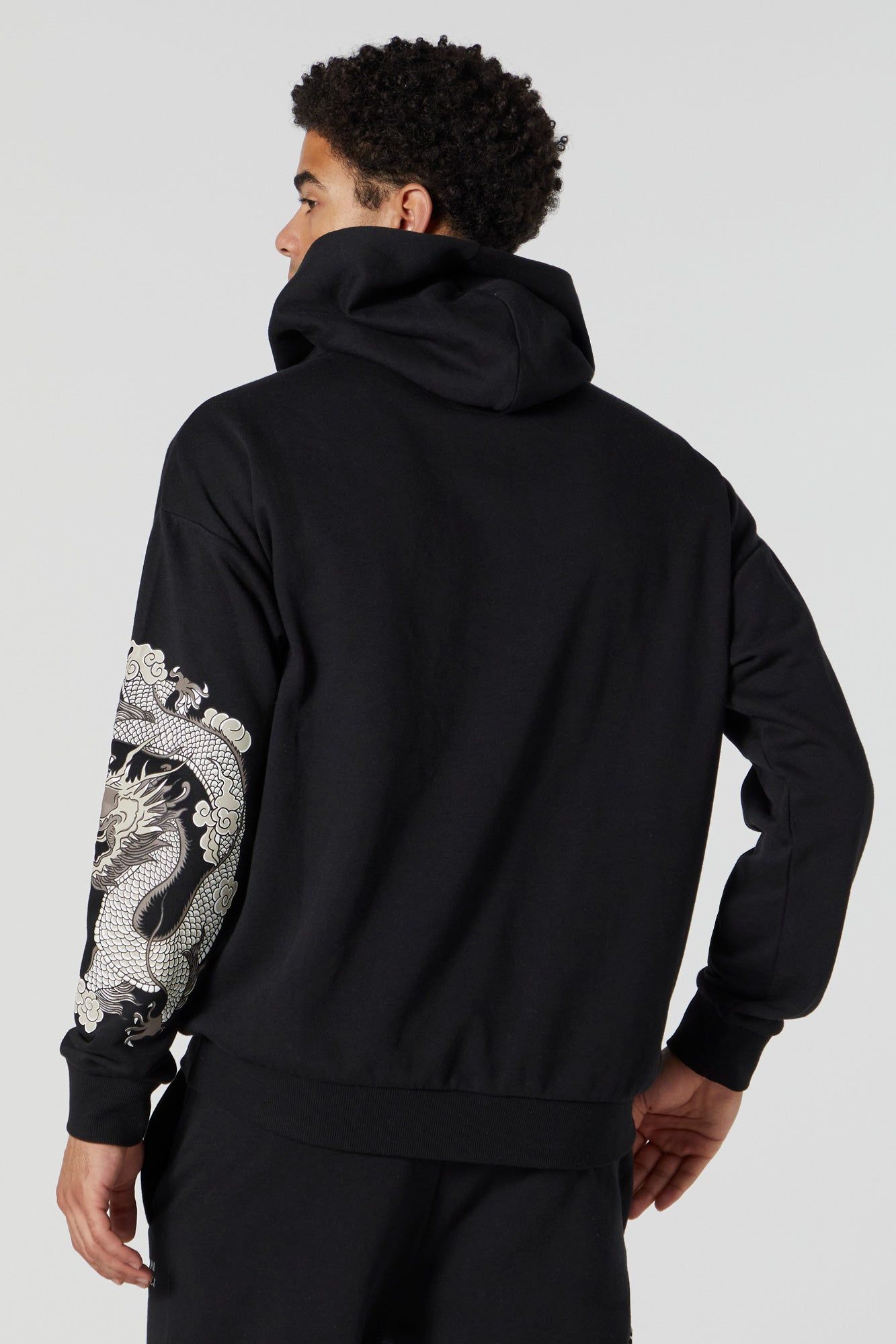 Dragon Graphic Fleece Hoodie sold by Charlotte Russe product image thumbnail 2