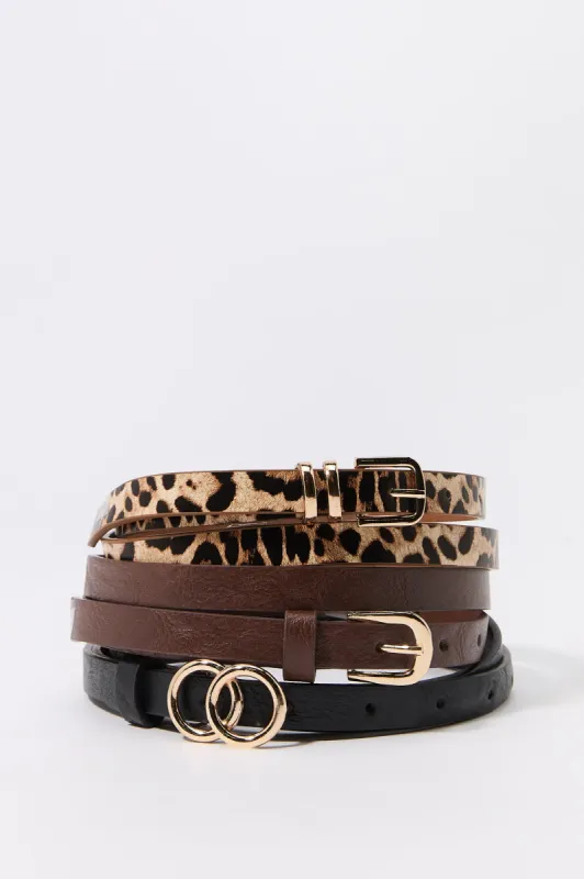 Thin Belts (3 Pack) sold by Charlotte Russe