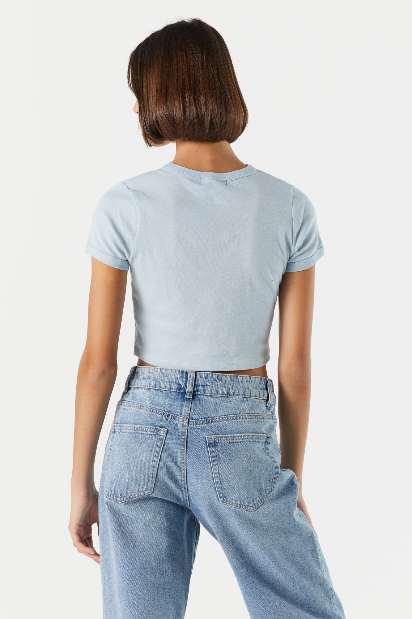 Keep Evolving Graphic Baby Tee sold by Charlotte Russe product image thumbnail 2