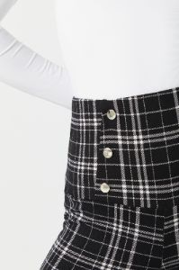 Plaid Button Legging sold by Charlotte Russe