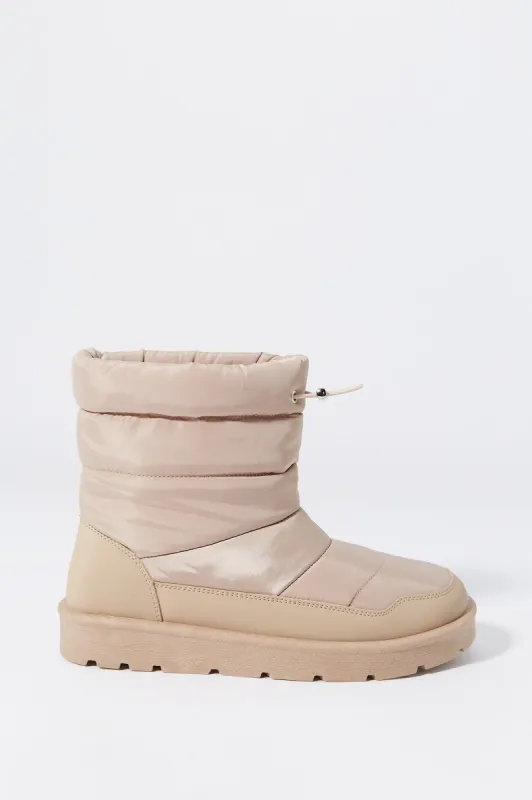 Nylon Puffer Boot sold by Charlotte Russe