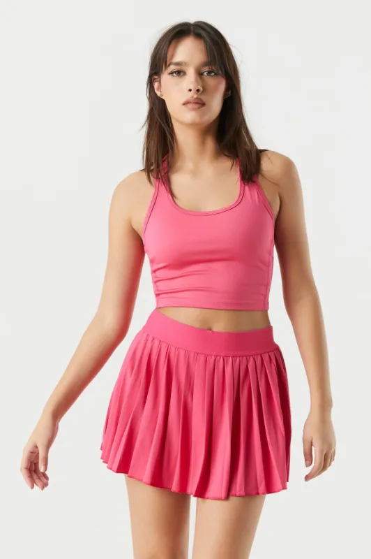 Sommer Ray Ribbed Scoop Neck Active Tank made by Charlotte Russe