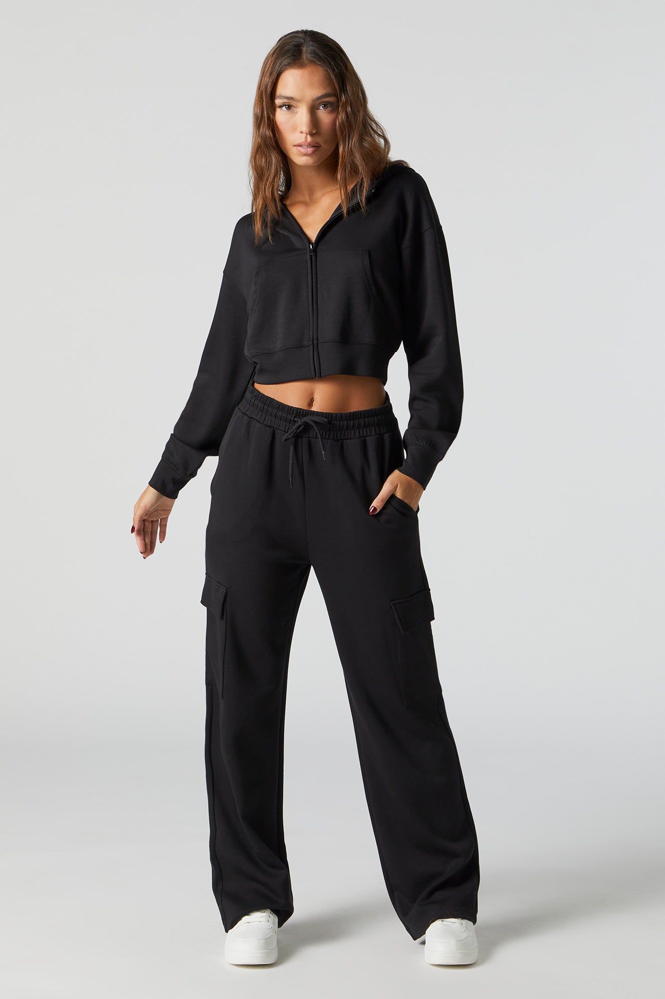 Active Wide Leg Cargo Pant sold by Charlotte Russe product image thumbnail 5