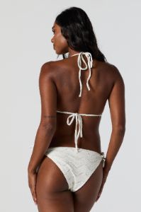 Crochet Triangle Bikini Top sold by Charlotte Russe