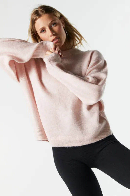 Mossy Crewneck Sweater sold by Charlotte Russe