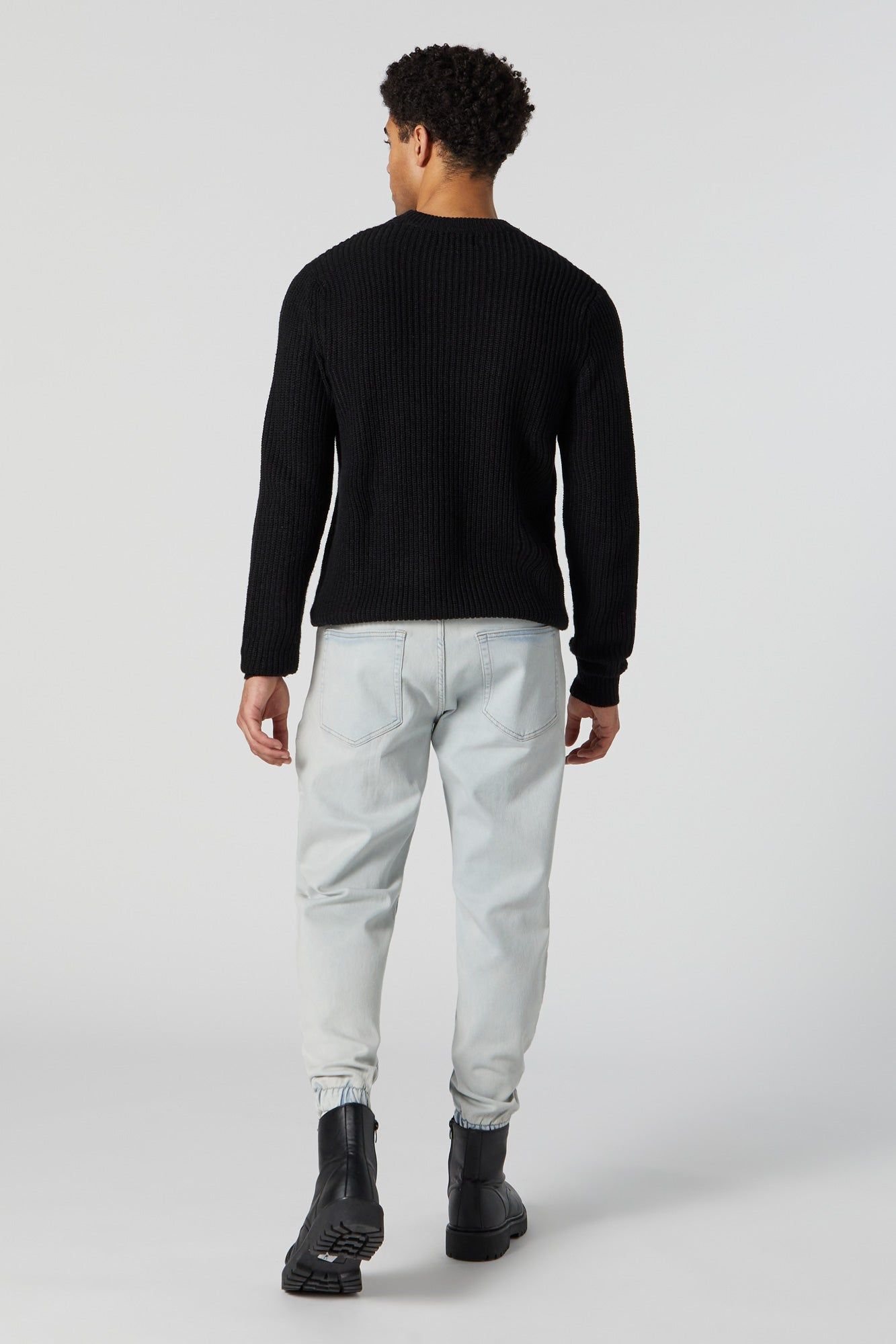 Denim Drawstring Jogger sold by Charlotte Russe product image thumbnail 6