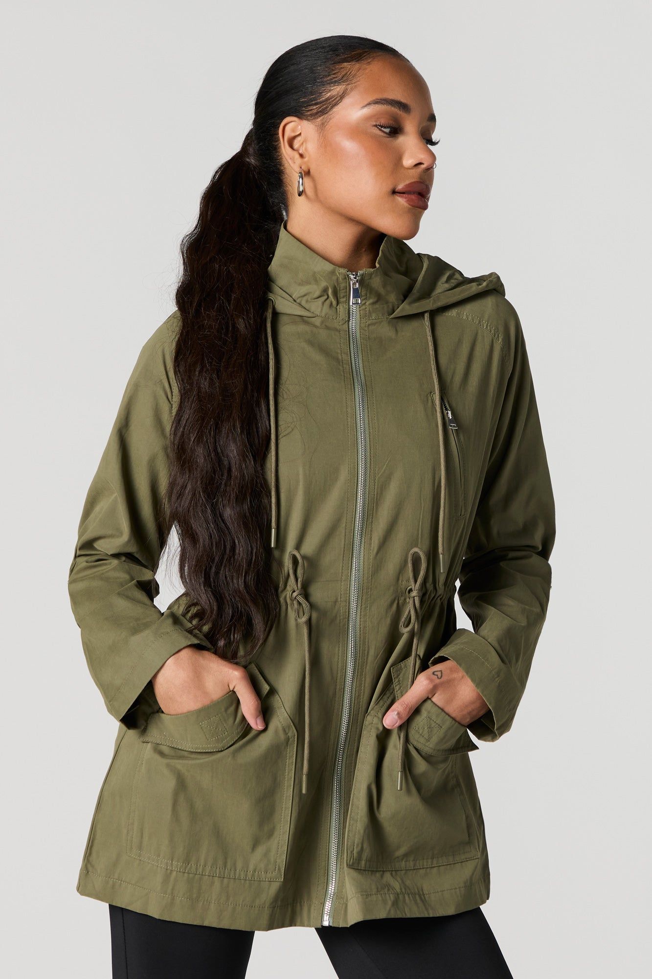 Lightweight Anorak Jacket sold by Charlotte Russe