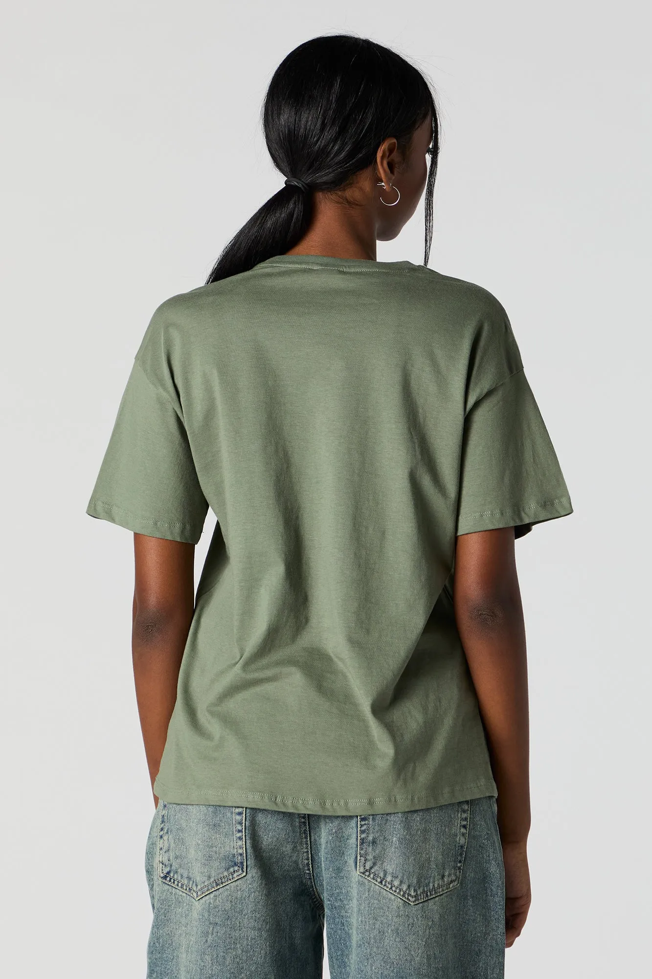 Brooklyn 92 Graphic Boyfriend T-Shirt sold by Charlotte Russe product image thumbnail 3