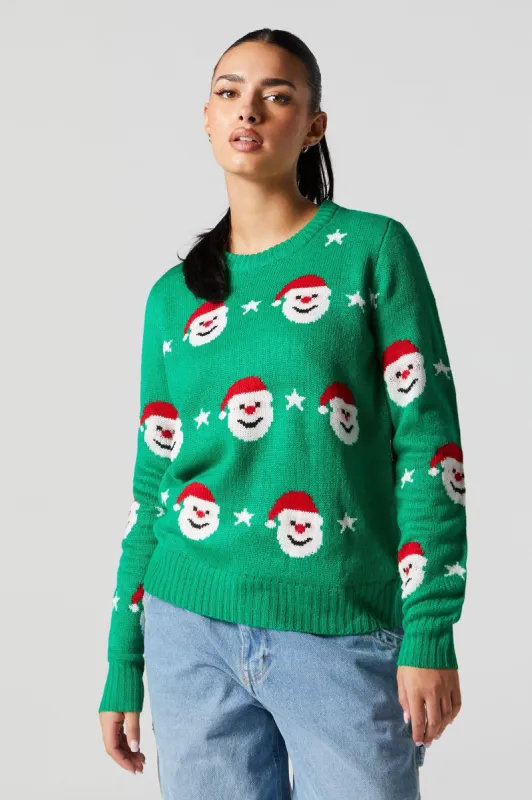 Xmas Santa Knit Sweater sold by Charlotte Russe