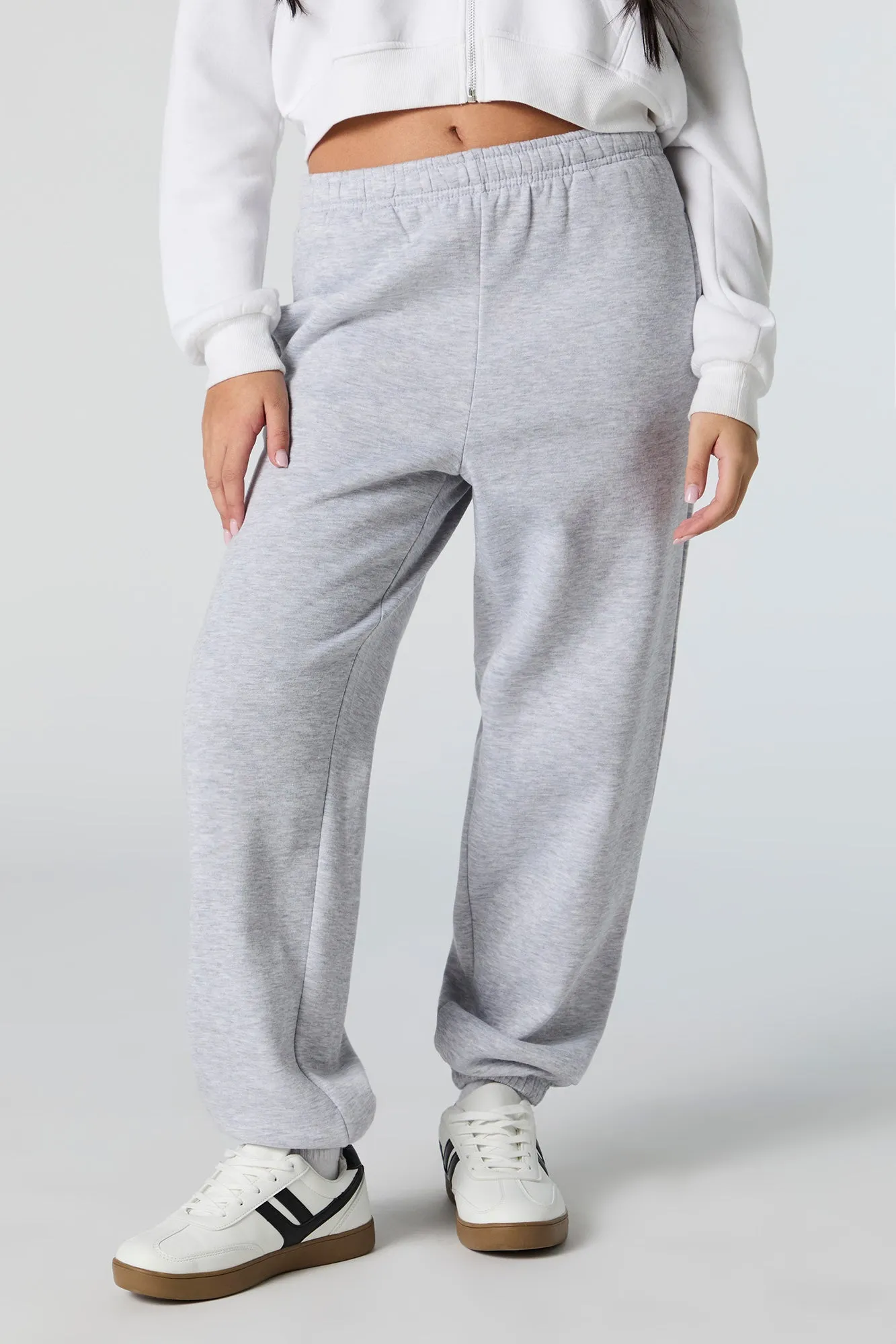 Fleece Boyfriend Jogger sold by Charlotte Russe product image thumbnail 5