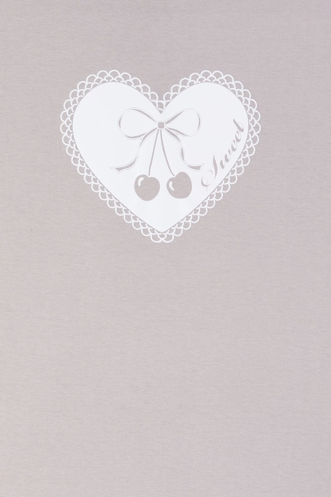 Sweet Cherry Graphic Boyfriend T-Shirt sold by Charlotte Russe product image thumbnail 2