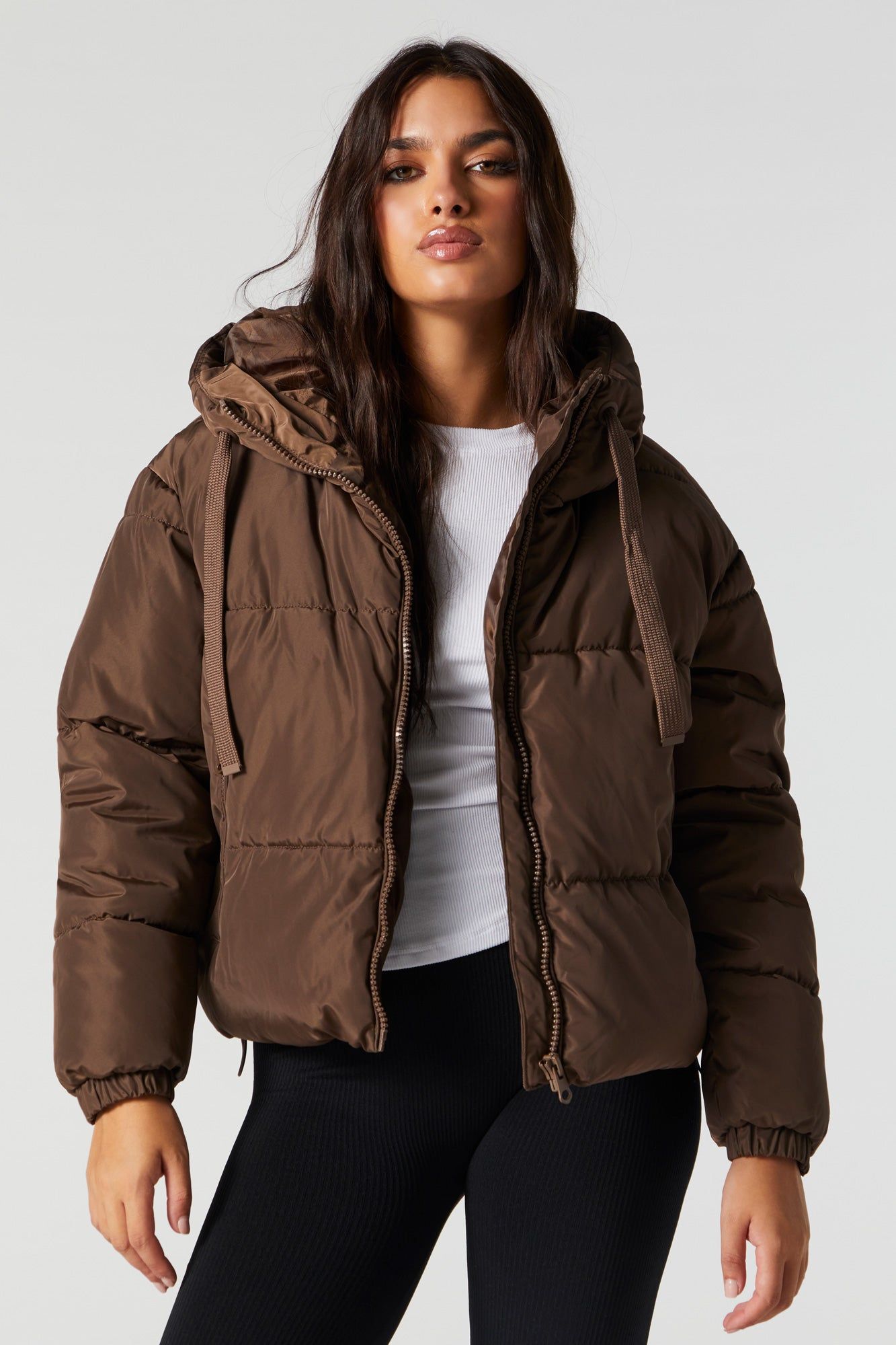Oversized Puffer Jacket sold by Charlotte Russe product image thumbnail 8