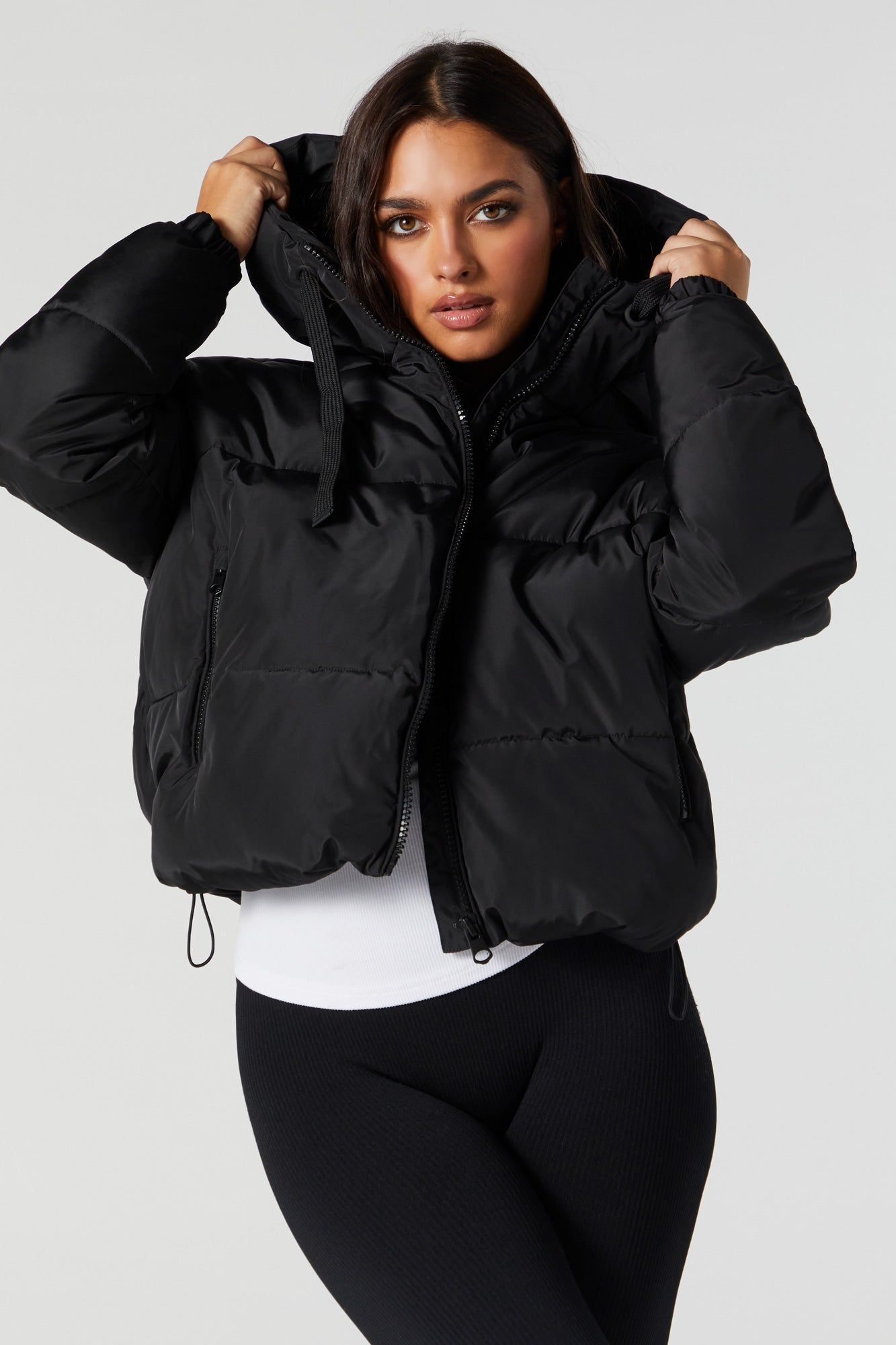 Oversized Puffer Jacket sold by Charlotte Russe product image thumbnail 5