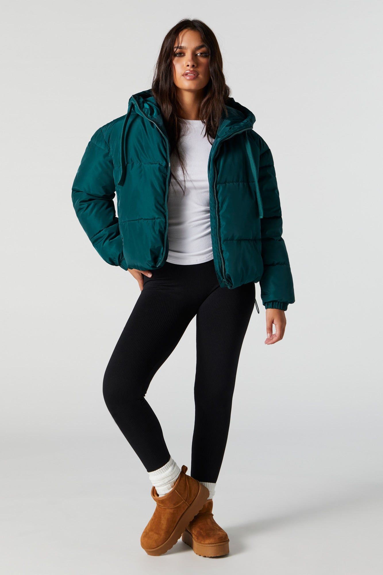 Oversized Puffer Jacket sold by Charlotte Russe product image thumbnail 13