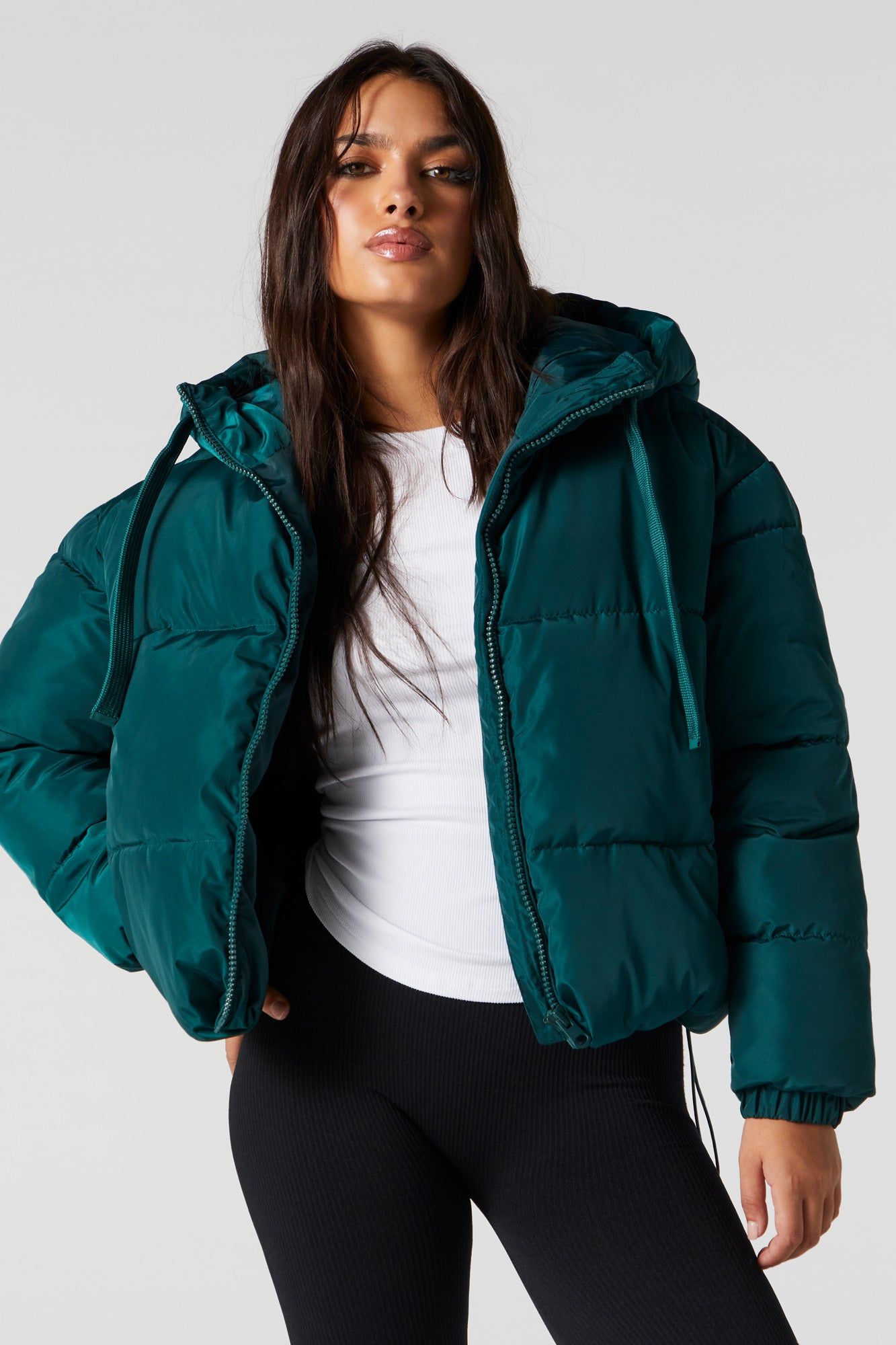 Oversized Puffer Jacket sold by Charlotte Russe product image thumbnail 11