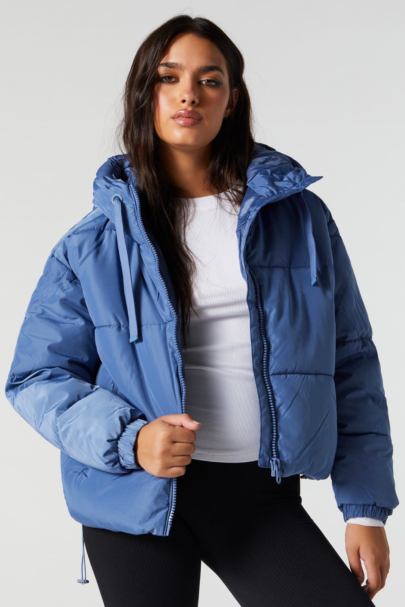 Oversized Puffer Jacket sold by Charlotte Russe product image thumbnail 2