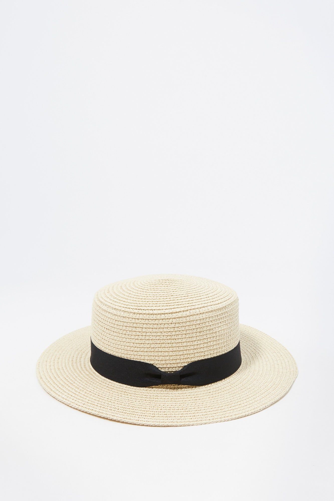 Straw Boater Hat sold by Charlotte Russe product image thumbnail 5
