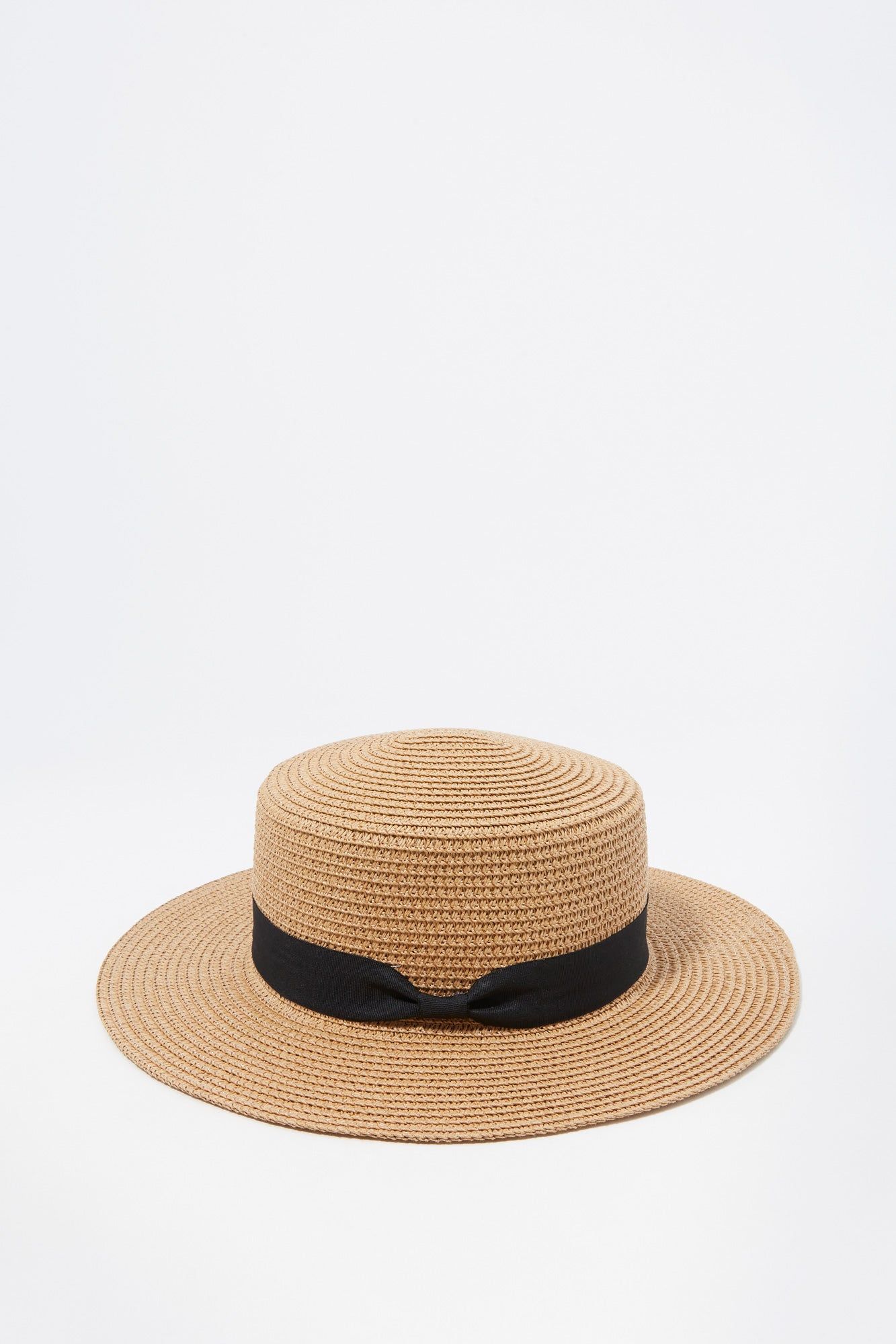Straw Boater Hat sold by Charlotte Russe product image thumbnail 2