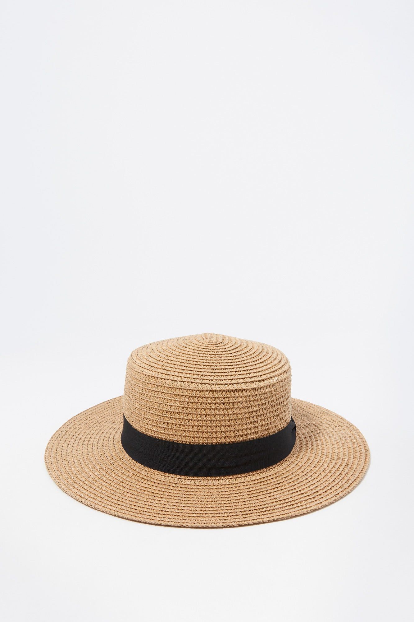 Straw Boater Hat sold by Charlotte Russe product image thumbnail 3