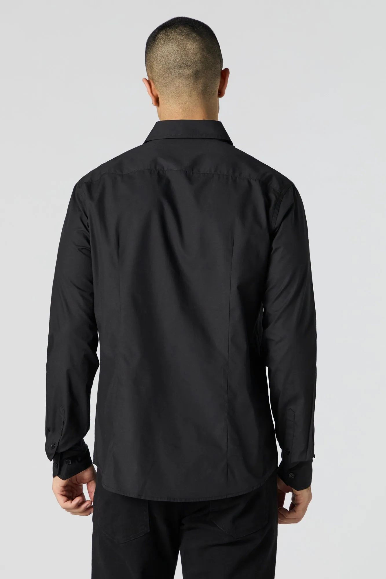 Button-Up Dress Shirt sold by Charlotte Russe product image thumbnail 2