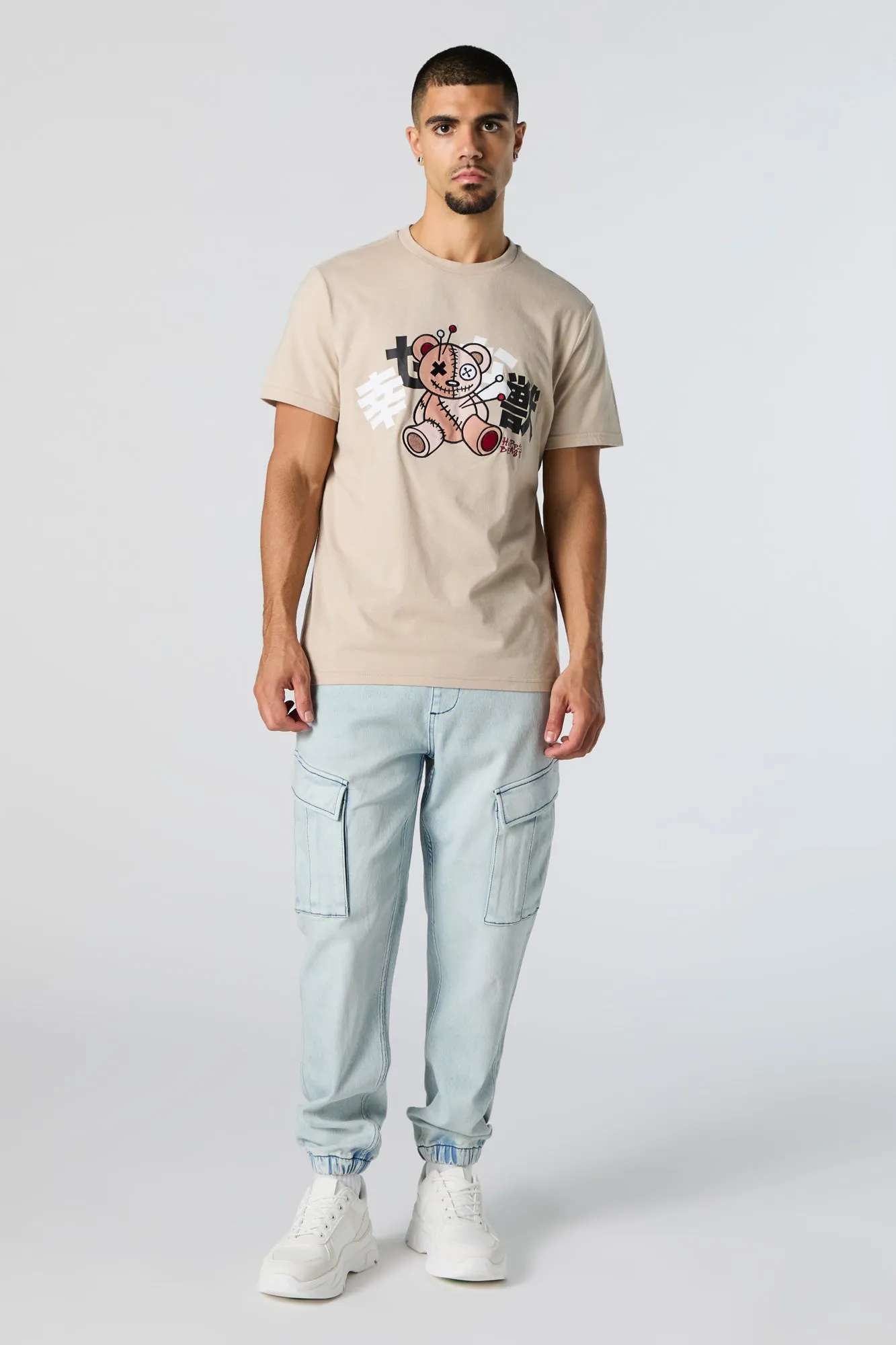 Denim Cargo Jogger sold by Charlotte Russe product image thumbnail 2