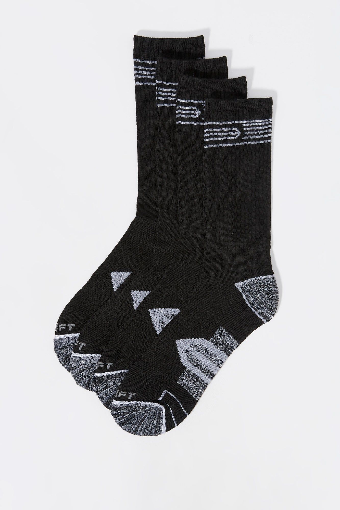 Athletic Crew Socks (4 Pack) sold by Charlotte Russe product image thumbnail 2