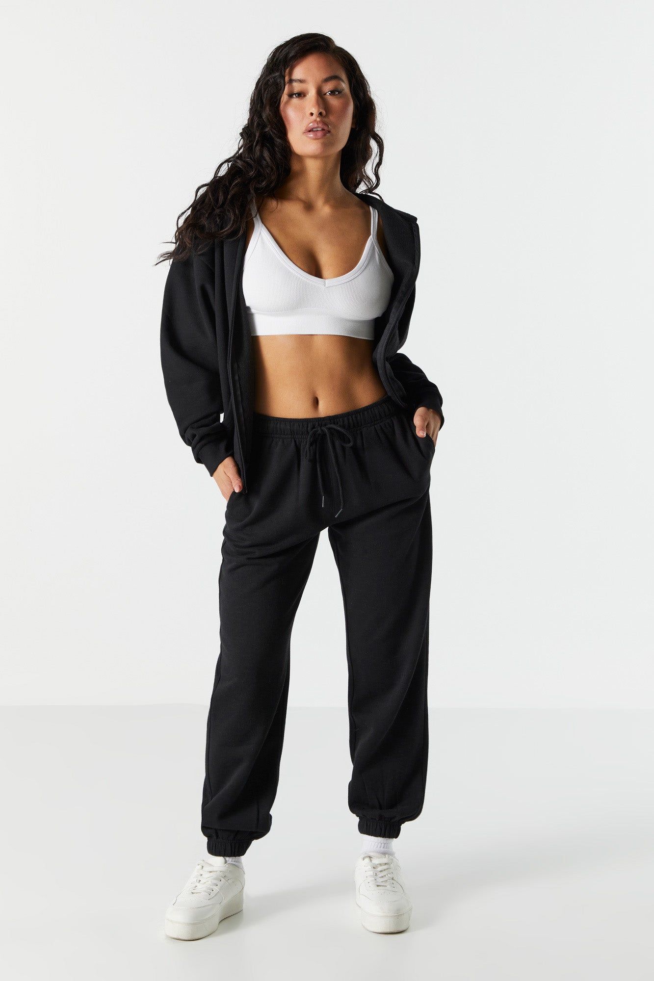 Fleece Everyday Jogger sold by Charlotte Russe product image thumbnail 4