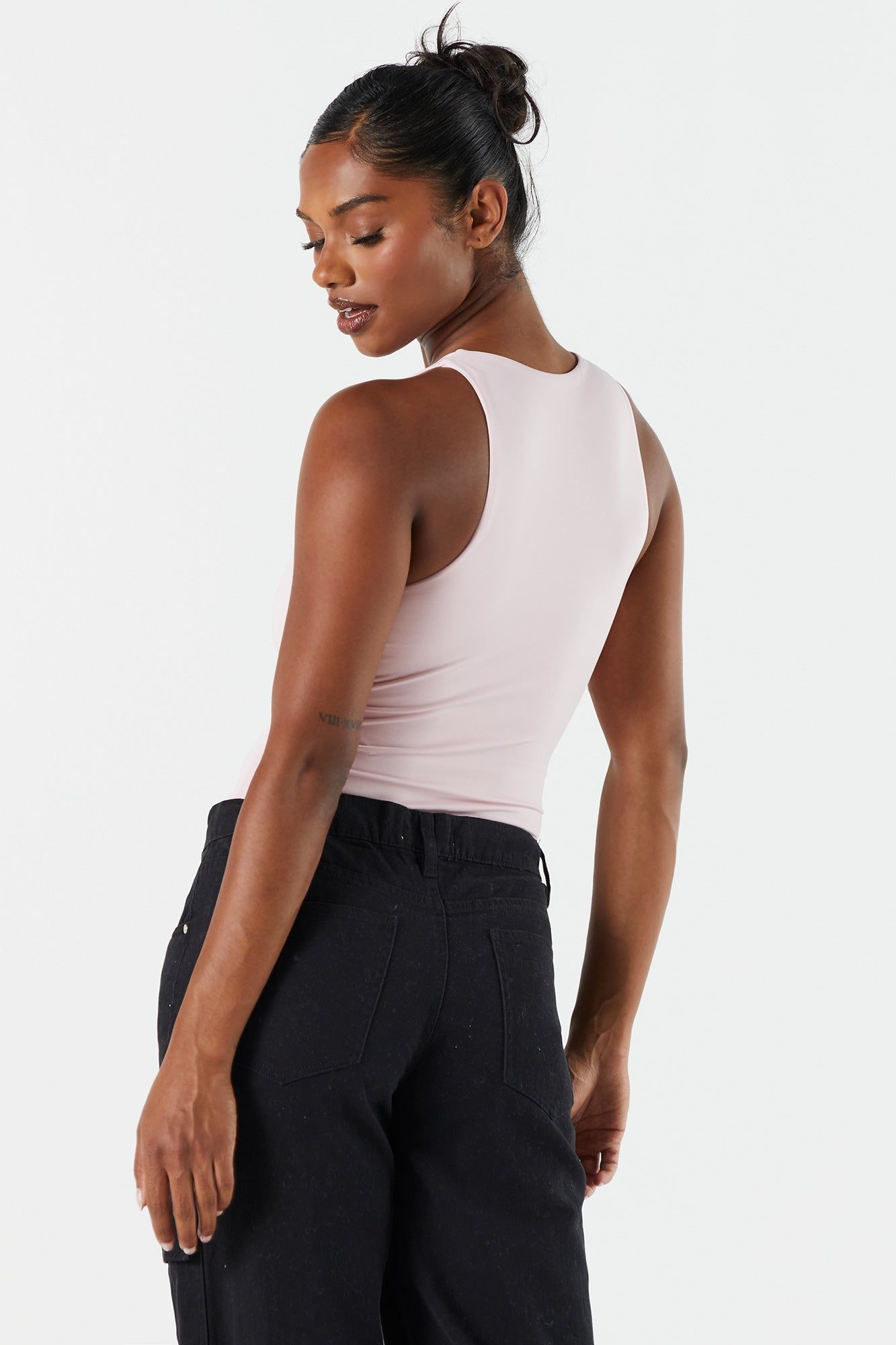 Contour Sleeveless High Neck Bodysuit sold by Charlotte Russe product image thumbnail 12