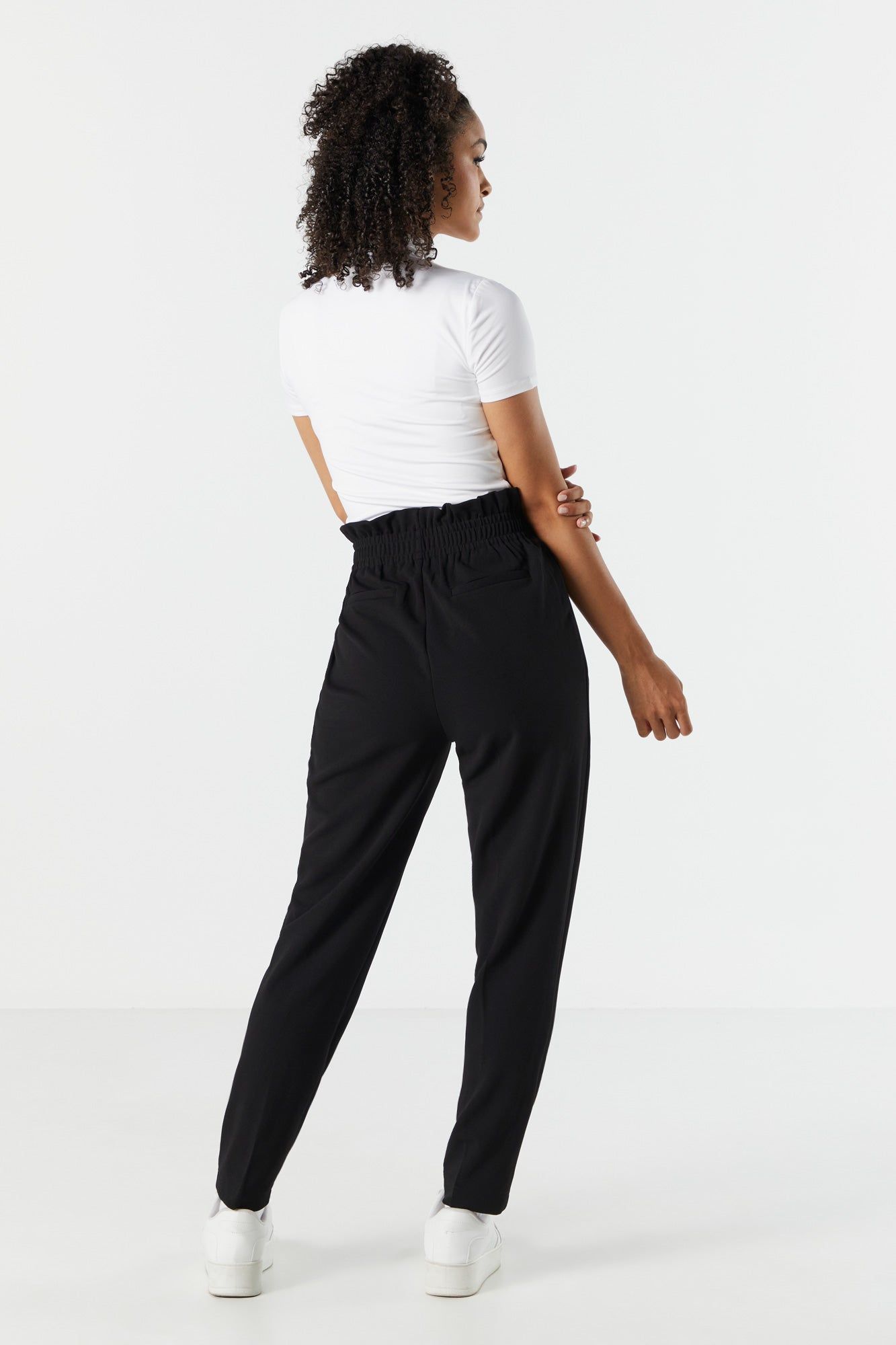 Crepe Paperbag Pant sold by Charlotte Russe product image thumbnail 3