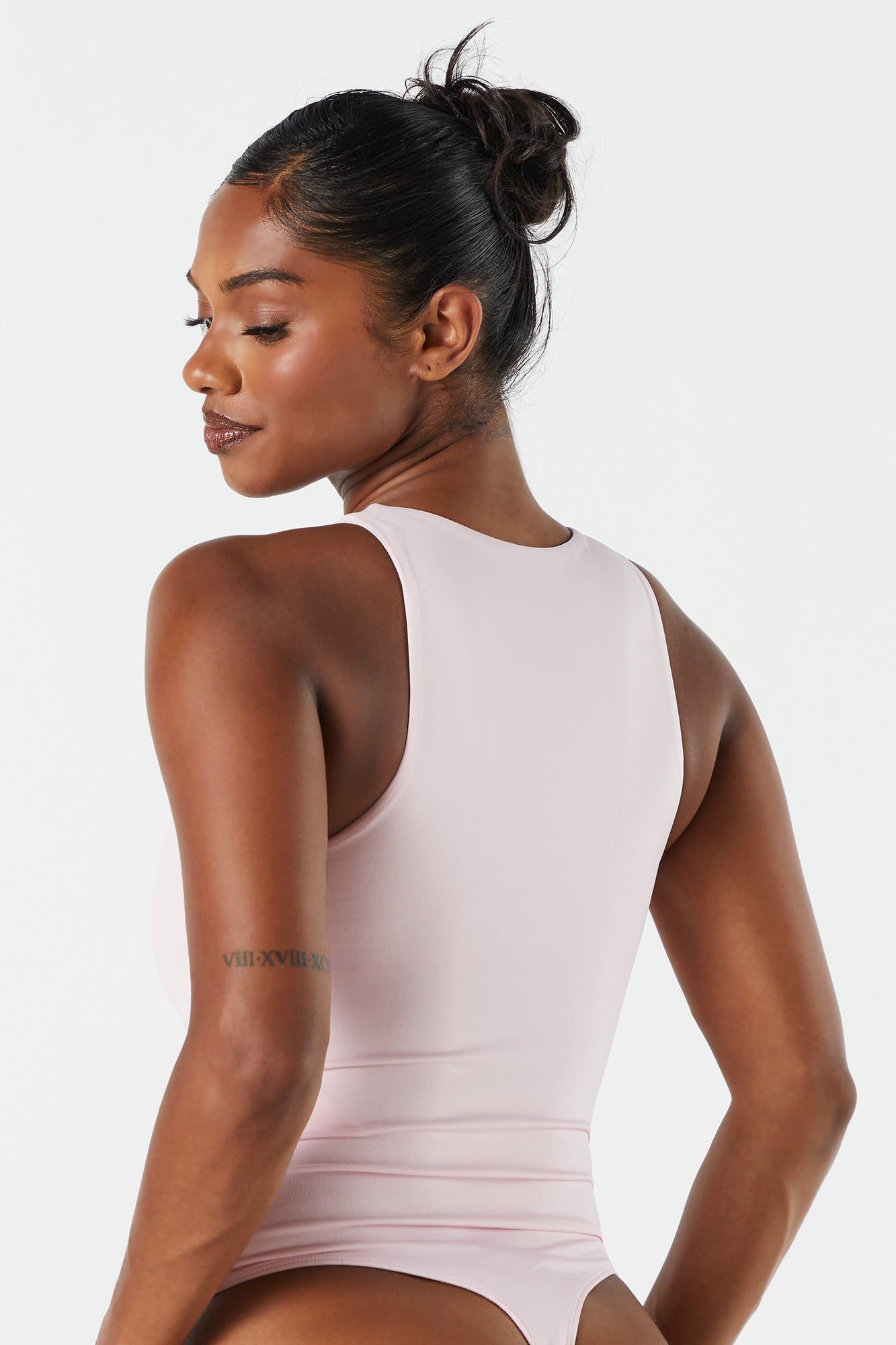 Contour Sleeveless High Neck Bodysuit sold by Charlotte Russe product image thumbnail 14