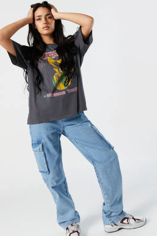 Medium Wash Everyday Cargo Jean sold by Charlotte Russe